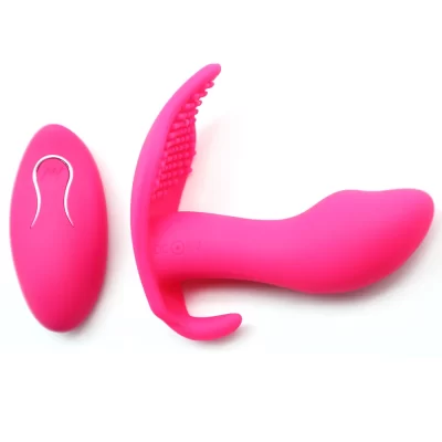Vlinder-Vibrator-Oplaadbaar-Roze