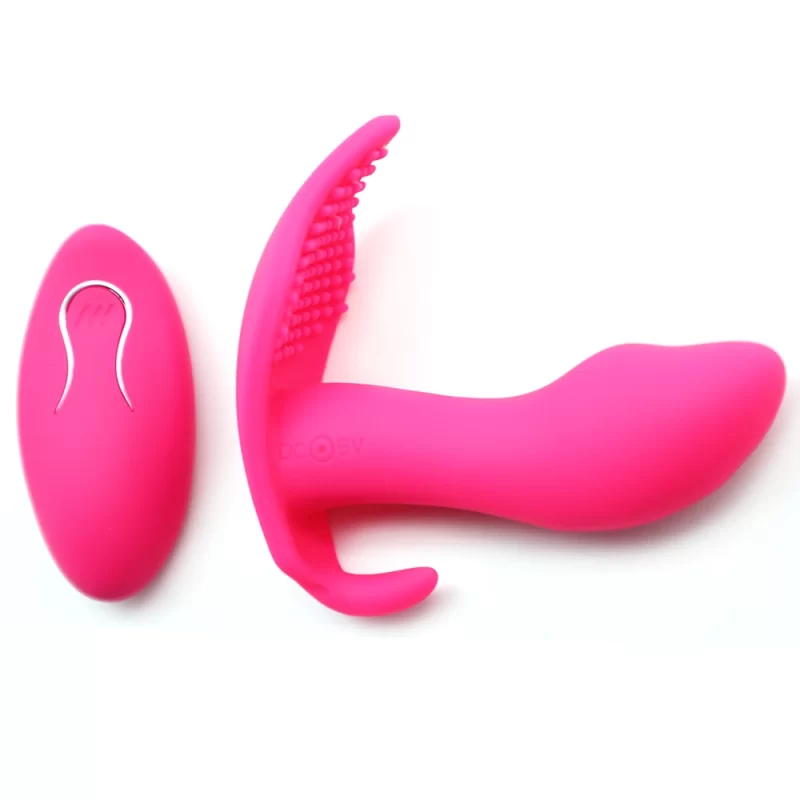 Vlinder-Vibrator-Oplaadbaar-Roze