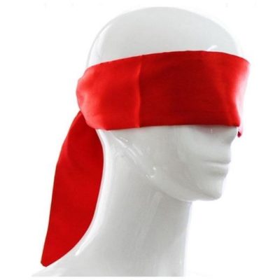 blinddoek-masker-rood-knoop
