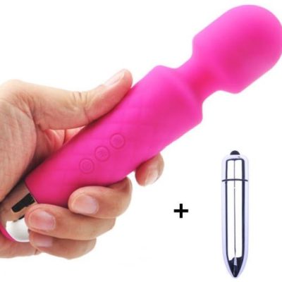 Massage Vibrator Oplaadbaar Roze + Mini